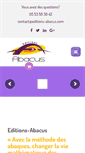 Mobile Screenshot of editions-abacus.com